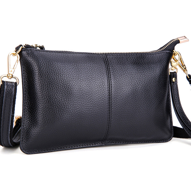 Genuine Leather Candy Color Day Clutches & Crossbody Bags