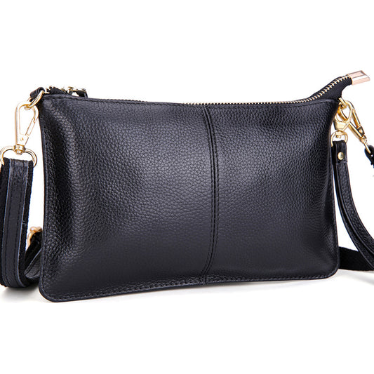 Genuine Leather Candy Color Day Clutches & Crossbody Bags