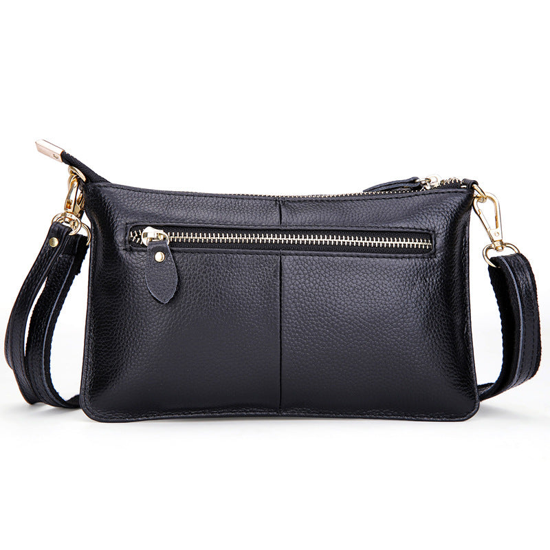 Genuine Leather Candy Color Day Clutches & Crossbody Bags